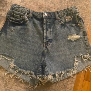 Worn once jean shorts